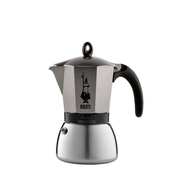 Bialetti Induction Coffee machine Anthracite Gray 3 cups